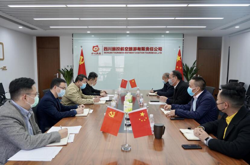 周晓阳率队调研新利体育航旅复工复产事情