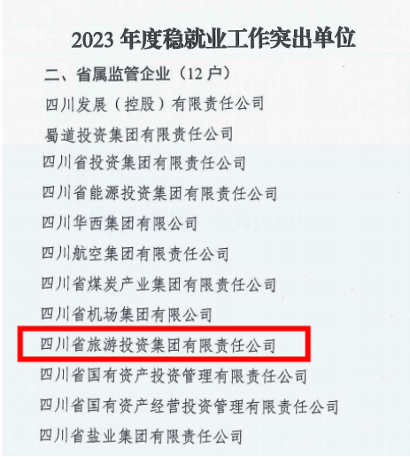 省新利体育集团稳就业事情获省国资委转达表扬