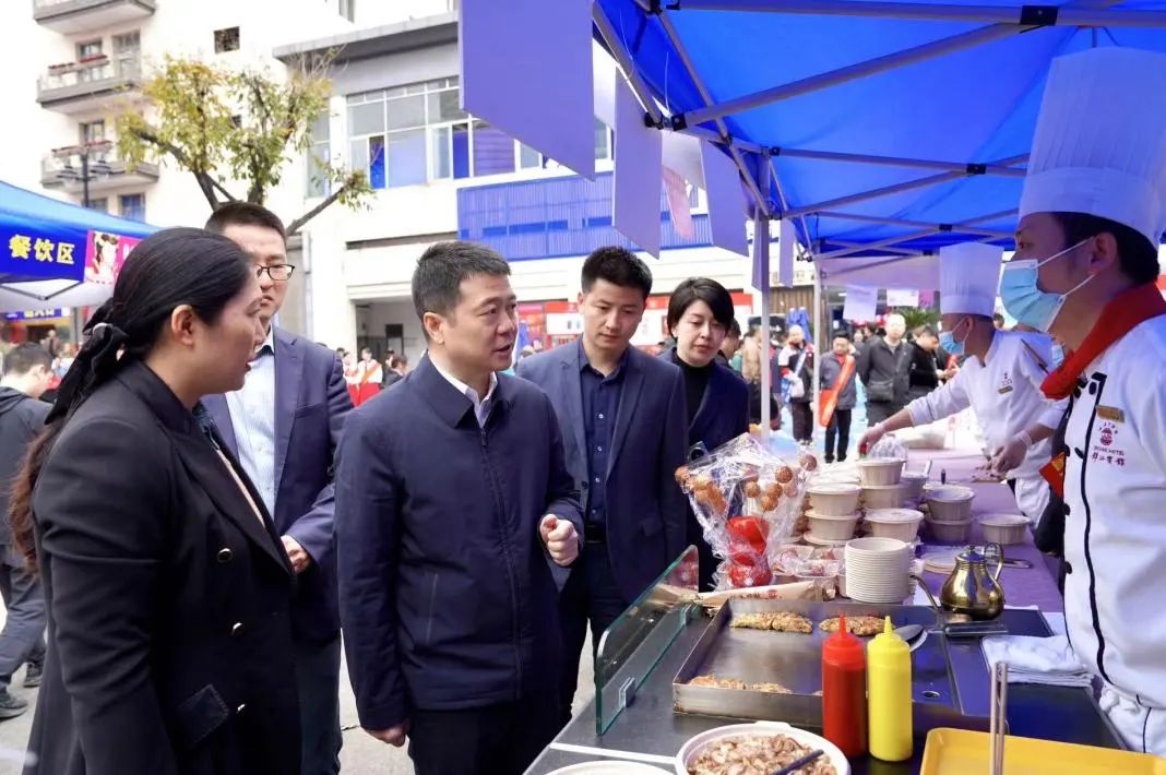 省新利体育集团检查督导2024锦江宾馆春季酒类商务洽谈会现场事情