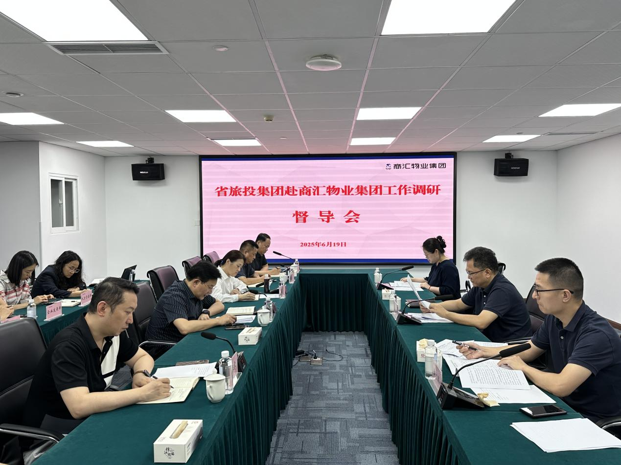 集团副总司理汪宏带队督导商汇物业集团及新利体育航旅公司刷新深化提升行动